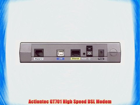 Actiontec GT701 High Speed DSL Modem