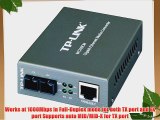 TP-LINK MC200CM Gigabit Media Converter 1000Mbps RJ45 to 1000M multi-mode SC fiber up to 550m/1800ft
