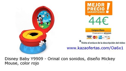 Disney Baby Y9909 - Orinal con sonidos, diseño Mickey Mouse, color rojo