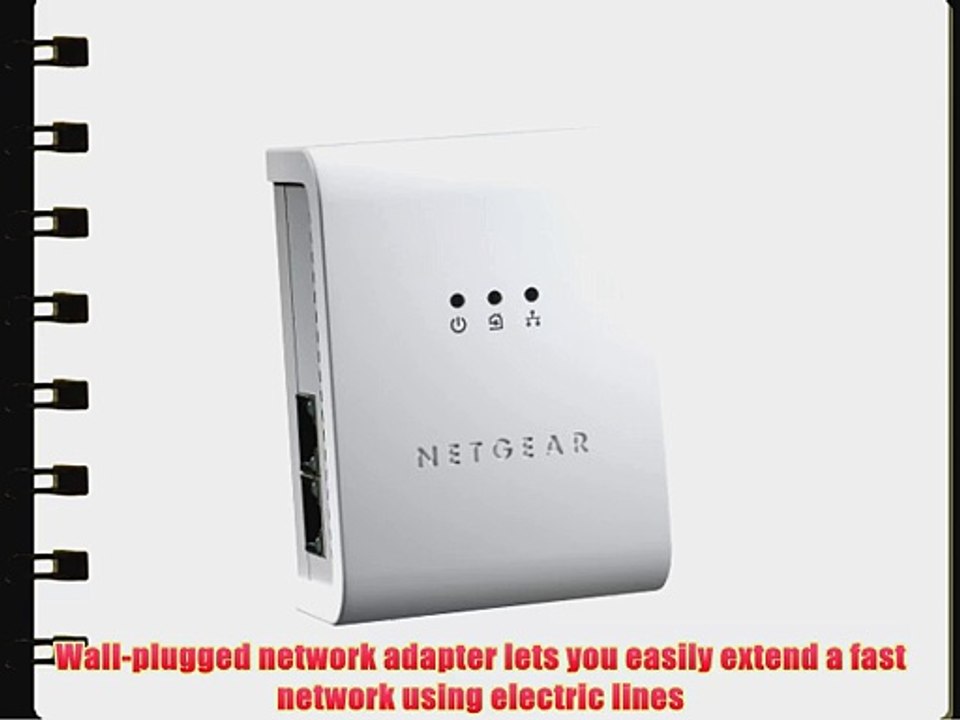 NETGEAR XE104 85 Mbps Powerline 4-Port Ethernet Adapter