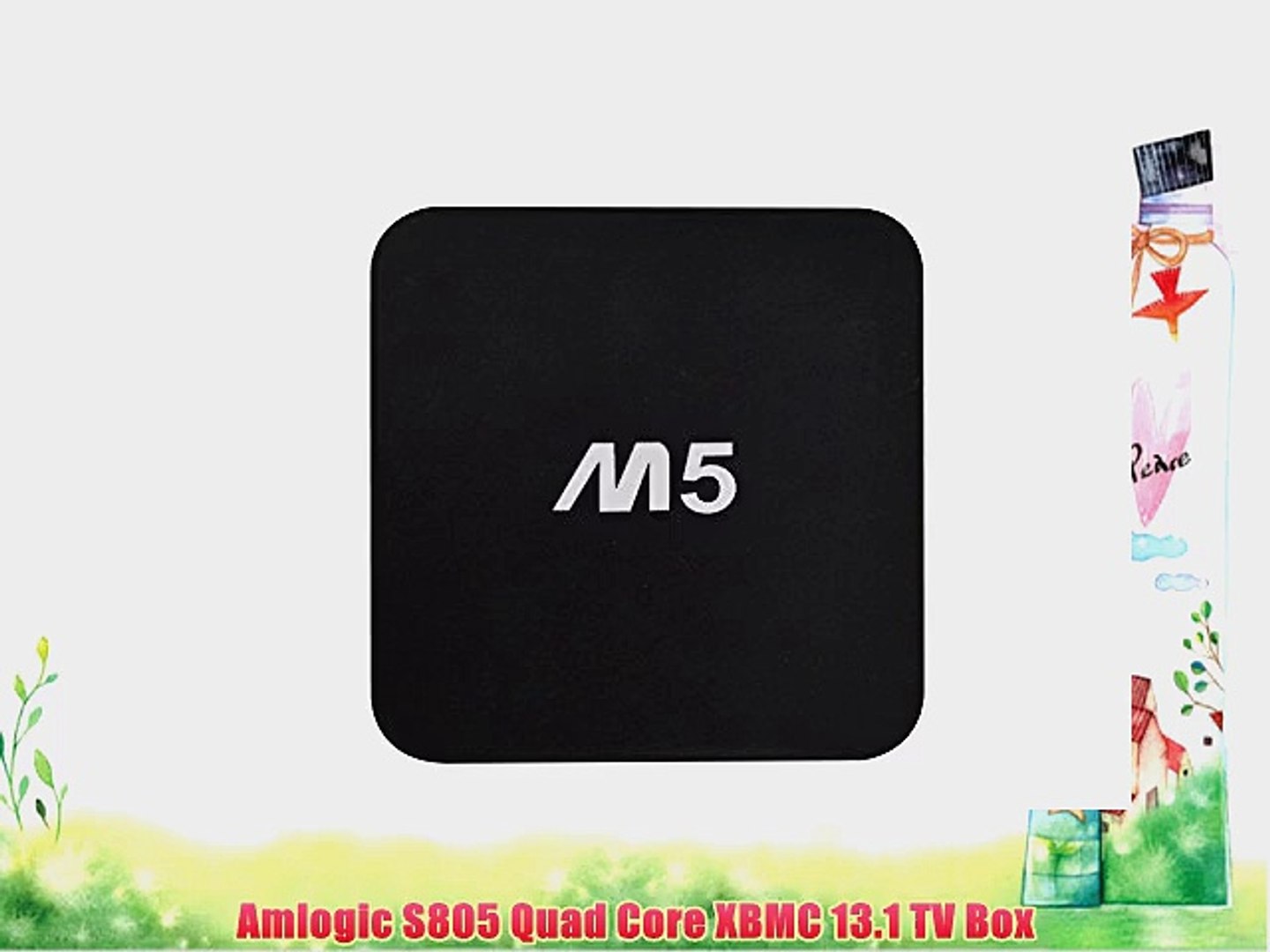 M5 Smart TV Box Amlogic S805 Quad Core Android Kitkat 4.4 1G/8GB XBMC 4K  WIFI Airplay Miracast - video Dailymotion