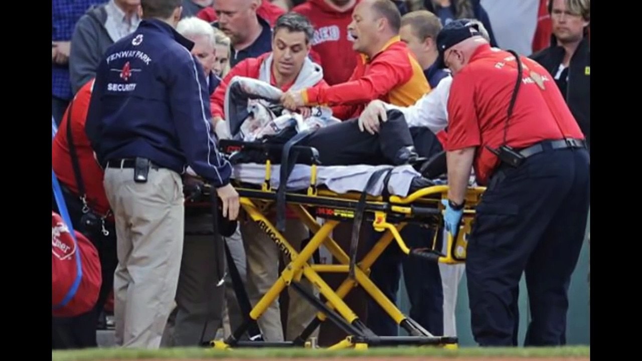 Fan Hit On The Head By Brett Lawrie’s Broken Bat At Fenway Park - Woman Hit By Brett Lawrie’s