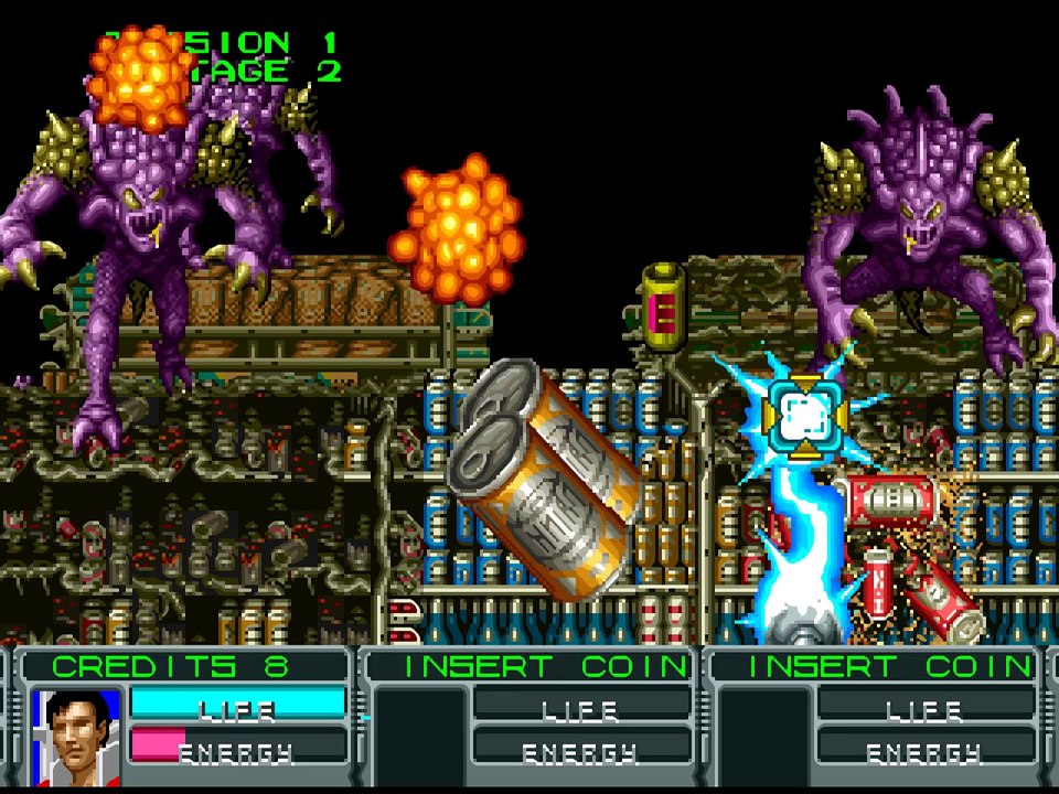 Alien Storm 1990 Arcade Longplay Walkthrough