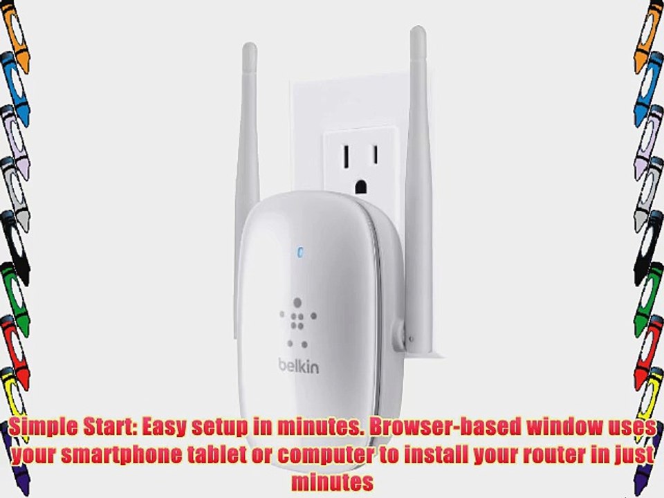 Belkin N600 Dual-Band Wi-Fi Range Extender (F9K1122)