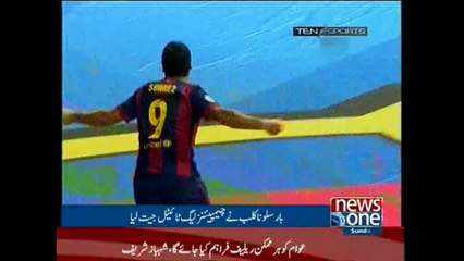 Barcelona makes history with second European treble