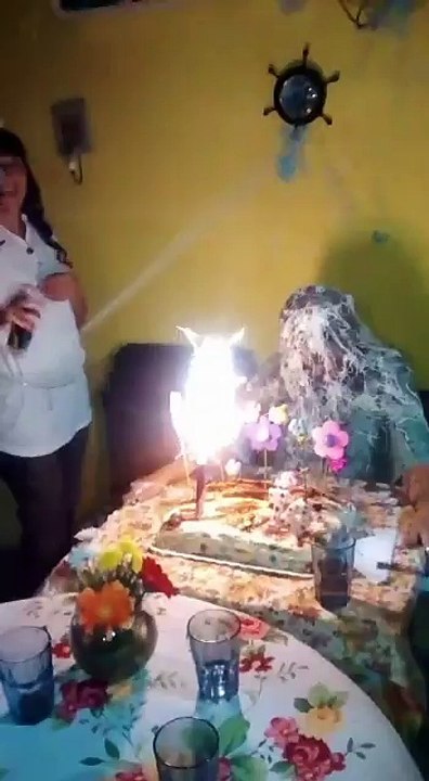 Un anniversaire enflammé