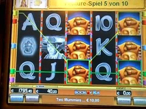 Book of Ra 20 Freispiele auf 10€ Einsatz Spielautomat, Casino, Spielothek, Novoline