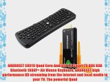 ANDROSET 2 in 1 Quad Core Android 4.2 Smart TV BOX 8GB Bluetooth 1080P  Air Mouse Keyboard