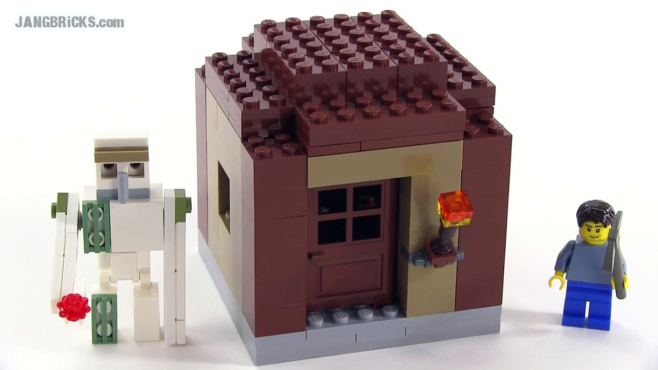 LEGO Minecraft Iron Golem & small villager house MOCs