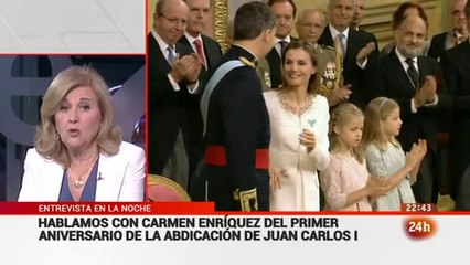 Carmen Enriquez presentó su libro en el debate "La noche en 24"