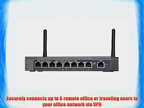 NETGEAR ProSAFE FVS318N Wireless-N VPN Firewall with SSL and IPSec VPN