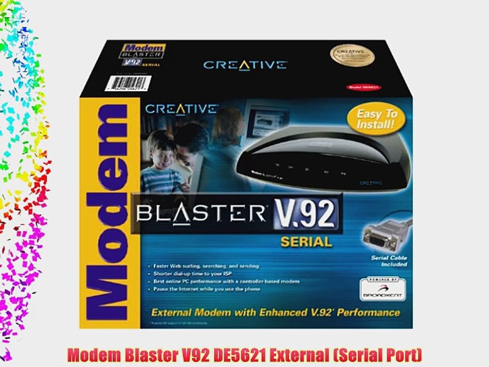 Modem Blaster V92 DE5621 External (Serial Port) - video Dailymotion