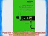 TP-Link N600 TL-WDR3600 300Mbps (5GHz) 300Mbps (2.4GHz) Dual-Band Wireless Gigabit Router (Black)
