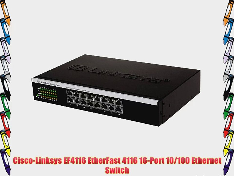 Cisco-Linksys EF4116 EtherFast 4116 16-Port 10/100 Ethernet Switch ...