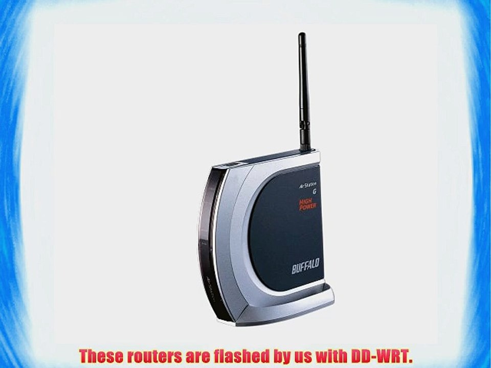 DD-WRT - BUFFALO WHR-HP-G54 Gigabit Router Repeater Bridge Access Point Amp WiFi WAN Wireless