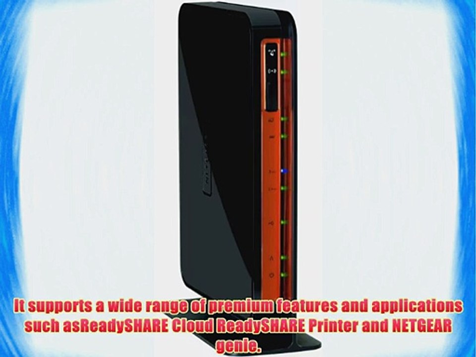 Netgear N750 Wireless Dual Band Gigabit DSL Modem Router - Premium Edition (DGND4000-100NAS)