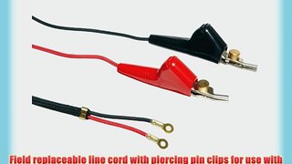 Fluke Networks P3080001 Line Cord with Piercing Pin Clips Compatible with TS30