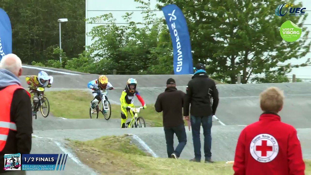 REPLAY 1/2 FINALS SUNDAY BMX EUROPEAN CUP BJERRINGBRO DENMARK 2015