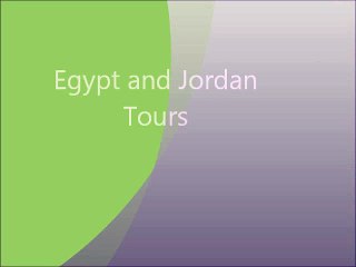Egypt and Jordan Tours