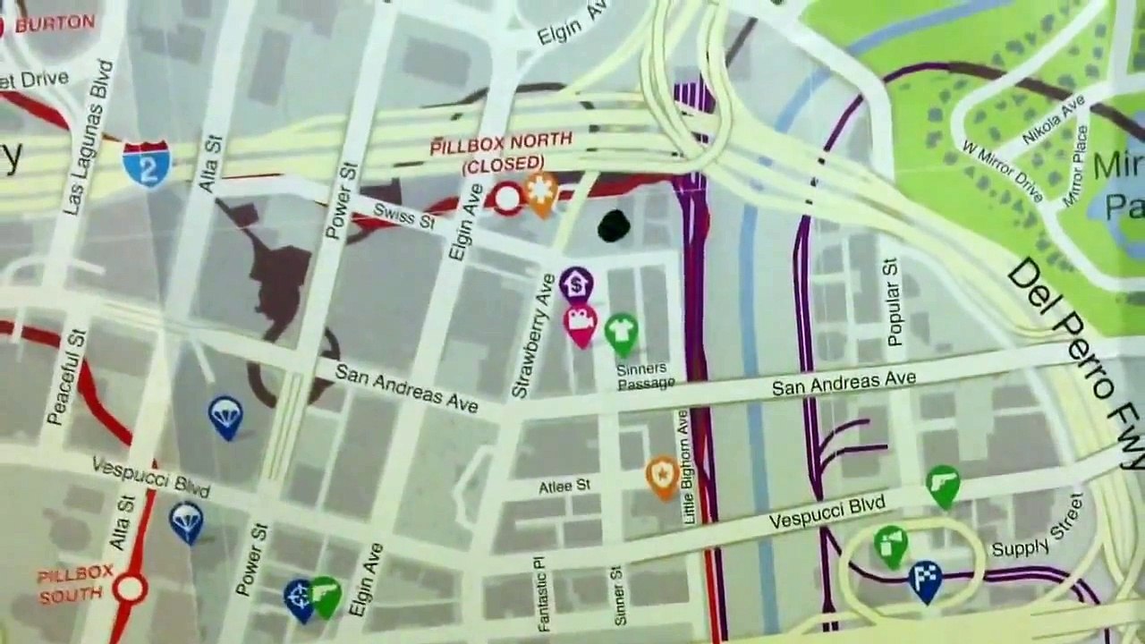 GTA5 Bus and taxi depot locations