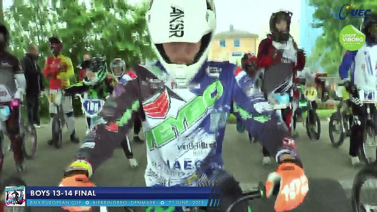 REPLAY MAIN FINALS SUNDAY BMX EUROPEAN CUP BJERRINGBRO DENMARK 7 JUNE 2015