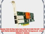 Chelsio T420-CR Fiber Optic Card. T420-CR 10 GBE PCIE SFP  2PORT LOW PROFILE UNIFIED WIRE ADAPTER