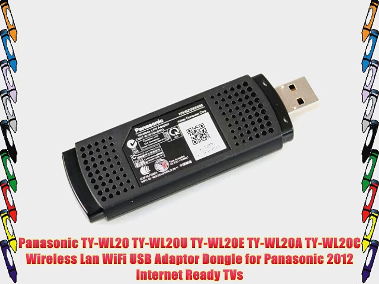 Panasonic TY-WL20 TY-WL20U TY-WL20E TY-WL20A TY-WL20C Wireless Lan WiFi USB Adaptor  Dongle - video Dailymotion