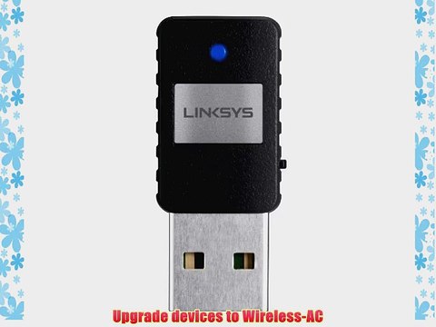 Linksys Wireless Mini USB Adapter AC 580 Dual Band (AE6000)