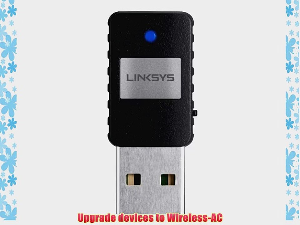 Linksys Wireless Mini USB Adapter AC 580 Dual Band (AE6000)