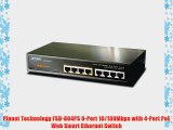 Planet Technology FSD-804PS 8-Port 10/100Mbps with 4-Port PoE Web Smart Ethernet Switch