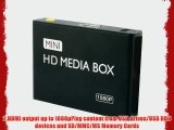 Full Hd 1080p Tv Digital Mini Media Player for Supporting Hd/mkv/blu-ray/dvd Movies From USB