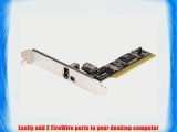 StarTech.com 3-Port PCI 1394a FireWire Adapter Card with Digital Video Editing Kit