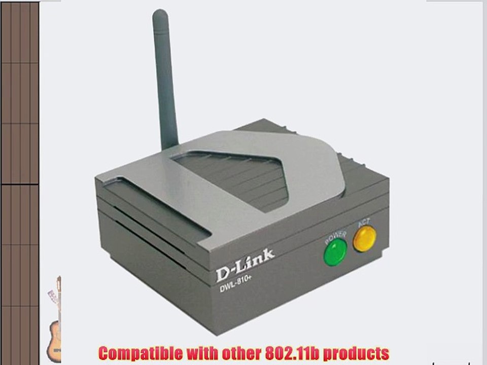 D-Link DWL-810  Ethernet to Wireless Bridge 802.11b 22Mbps