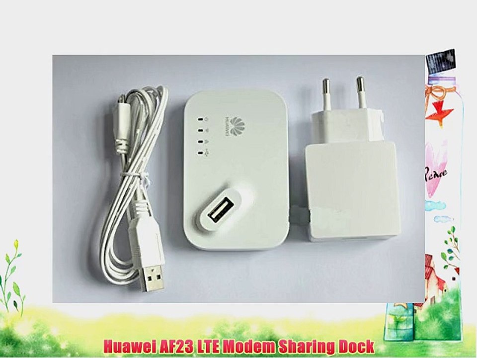 Huawei AF23 LTE Modem Sharing Dock - video Dailymotion