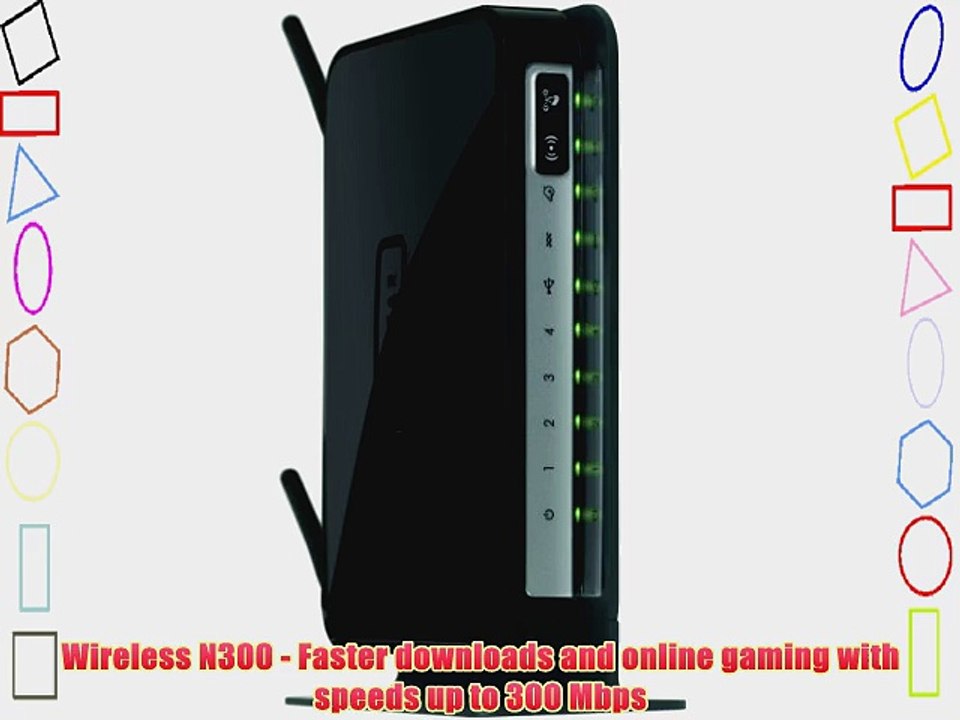 Netgear N300 Wireless ADSL2  Modem Router (DGN2200)