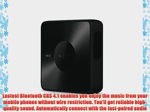 MOCREO? Latest 4.1 Bluetooth Wireless Stereo Audio Streaming Receiver Adapter for 3.5mm Devices