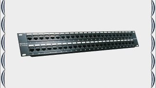 TRENDnet 48-Port Cat5/5e Unshielded Wallmount or Rackmount Patch Panel TC-P48C5E