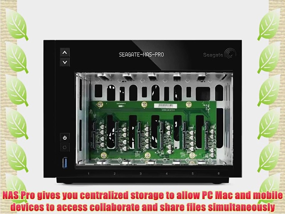 Seagate NAS Pro 6-Bay 6TB Network Attached Storage Drive (STDF6000100)