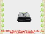 ANDROSET Dual-Core Bluetooth Set-Top Box Intelligent Network Player Android 4 Mini PC Smart
