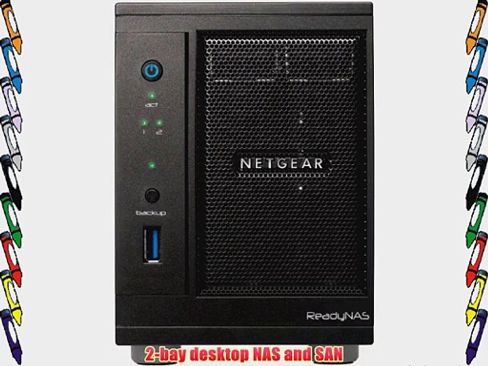 Netgear ReadyNAS Pro 2 6TB Unified Storage System (6TB: 2 x 3TB) (RNDP2230)