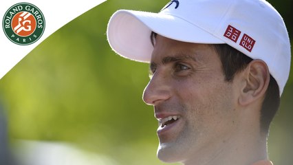 The score is right with Novak Djokovic / 2015 French Open