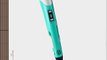 NEW 3D PRINTING PEN LCD LED DRAWING STEREOSCOPIC CRAFTS PRINTER DOODLER   FREE FILAMENTS (green)