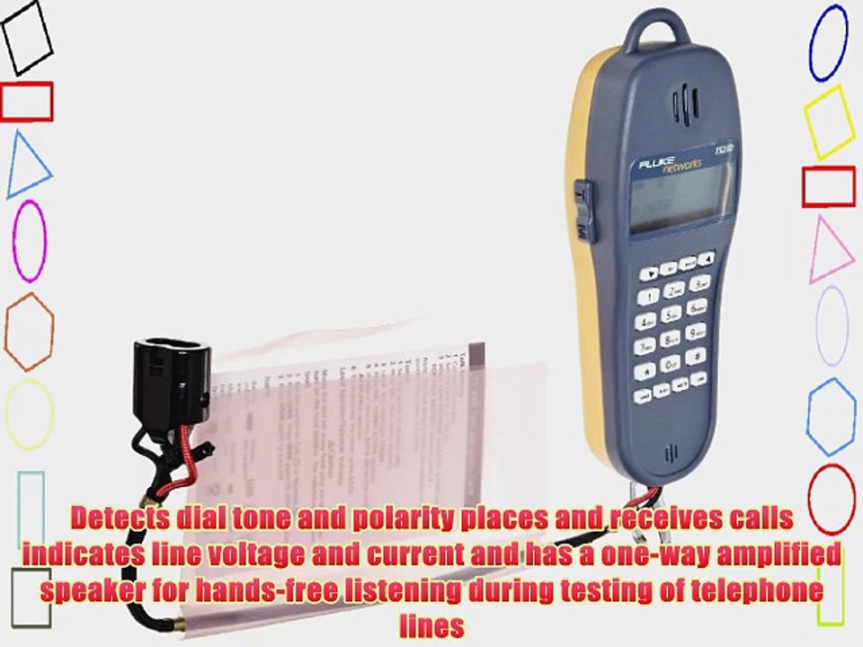 Fluke Networks 25501004 TS25D Telephone Test Set with 346A Plug
