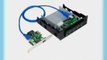 Superspeed USB3.0 Bay Hub Kit with A Frontaccessible 4PORT Bay Hub  A 2-PORT Pci