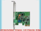 3037 Data/Fax Modem - PCI Express - 1 x RJ-11 Phone Line - 56 Kbps