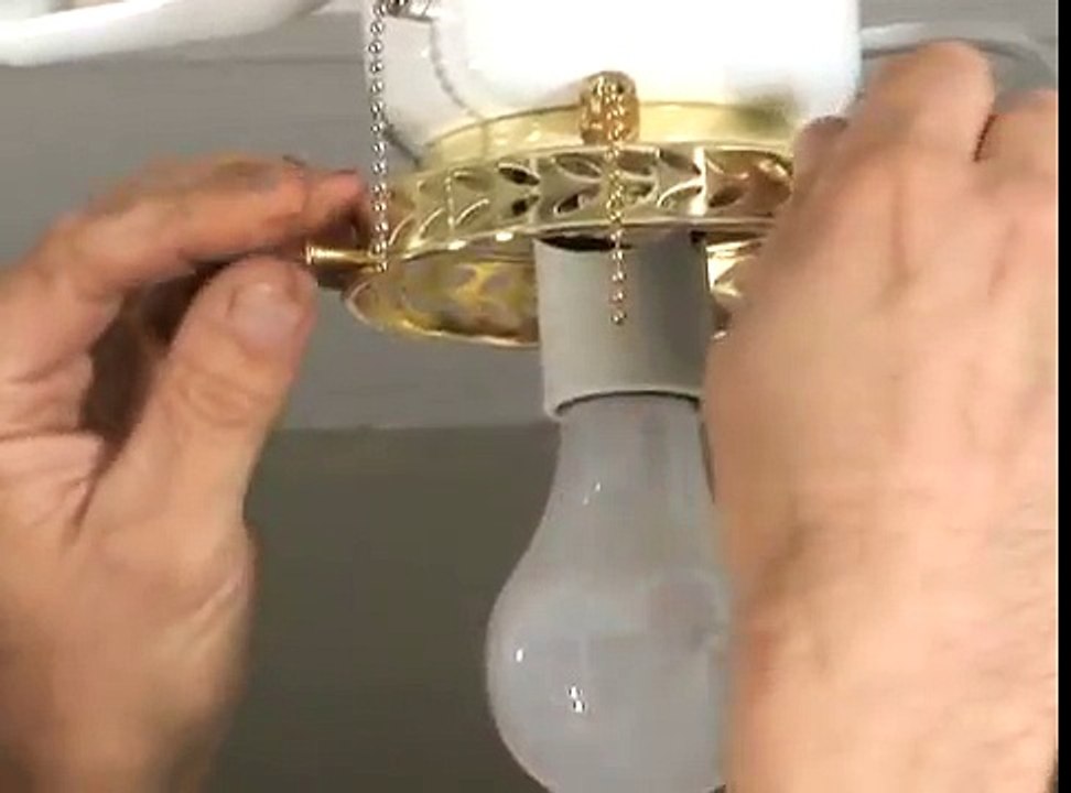 How to Install a Ceiling Fan : Installing Light Bulbs for Ceiling Fan Installation