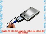 KingWin USB 3.0 to SATA Adapter for 2.5-Inch and 3.5-Inch HDD (USI-2535U3)