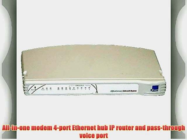 3Com OfficeConnect 56k LAN Modem ( 3C886A-US ) - video Dailymotion