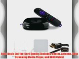 Roku Basic Cut-the-Cord Bundle (Includes: Router Antenna Roku Streaming Media Player and HDMI