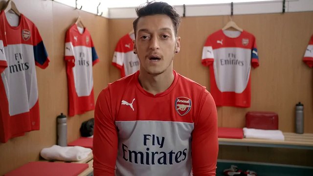 Mesut Özil, Olivier Giroud and Mikel Arteta in BT Sport ad